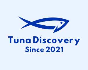 Minimalist Tuna Fish logo