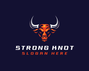 Bull Horn Strong logo design