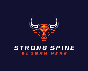 Bull Horn Strong logo design