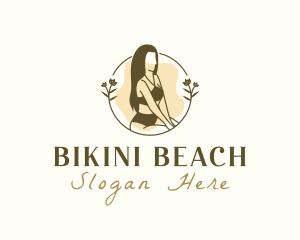 Woman Swimsuit Fashion logo design