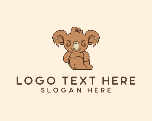 Wild Animal Koala logo