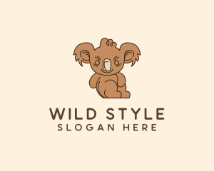 Wild Animal Koala logo design