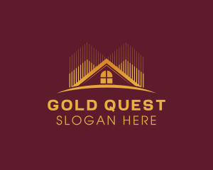 Gold Housing Real Estate logo design