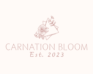 Flower Wreath Wedding Planner logo design