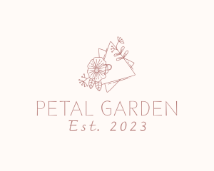 Flower Wreath Wedding Planner logo design