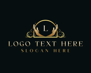 Luxury Cosmic Hand logo