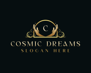 Luxury Cosmic Hand logo design