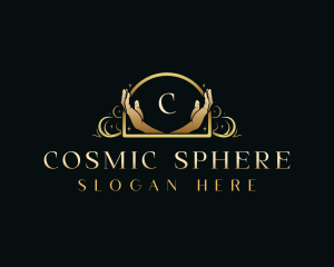 Luxury Cosmic Hand logo design