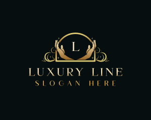 Luxury Cosmic Hand logo design