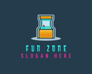 Retro Arcade Machine logo design