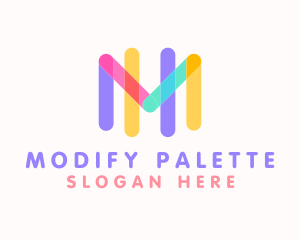 Playful Modern Art logo design