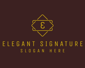 Luxe Elegant Boutique logo design