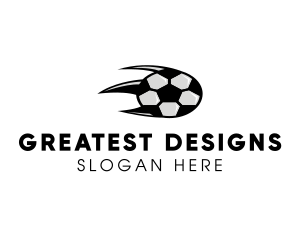 Fast Soccer Ball Logo