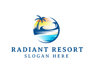 Summer Tropical Beach Resort logo