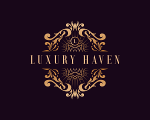 Luxury Royalty Ornament logo design