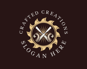 Woodworking Craftsman Workshop logo design