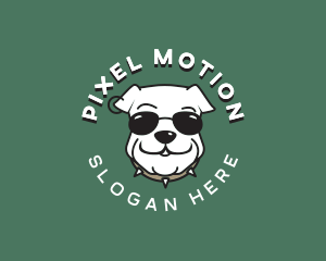 Bulldog Pet Animal logo design