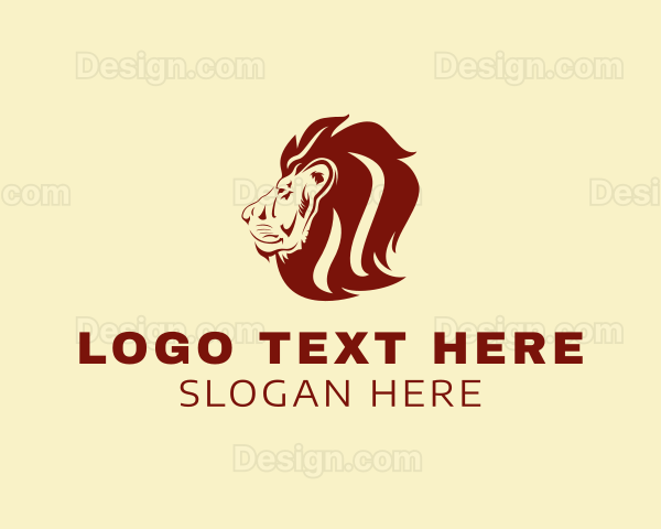 Animal Safari Lion Logo