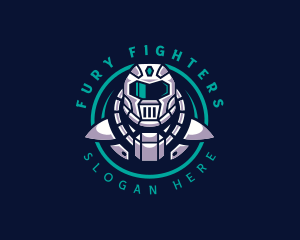 Human Astronaut Gaming logo design