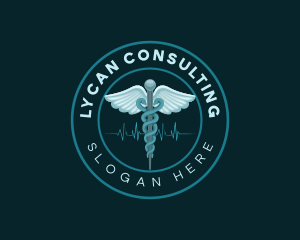 Medical Caduceus Healthcare logo design