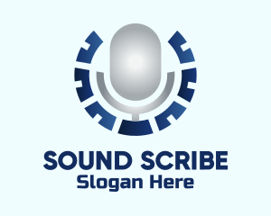 Blue Mic Podcast logo