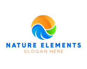  Nature Landscape Sphere logo design