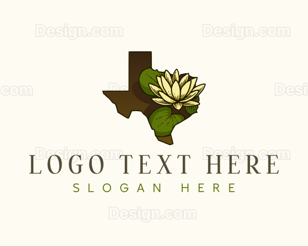 Texas Dawn Water lily Logo