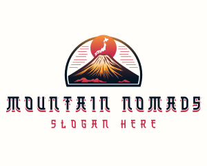 Mountain Japan Landscape logo design