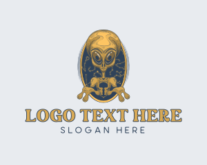 UFO Alien Martian logo