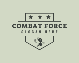 Eagle Air Force Soldier logo design