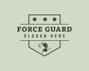 Eagle Air Force Soldier logo design