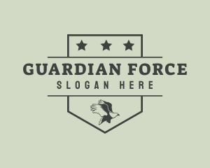 Eagle Air Force Soldier logo design