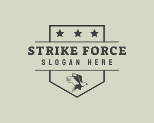 Eagle Air Force Soldier logo design