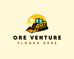 Excavation Mining Construction logo design