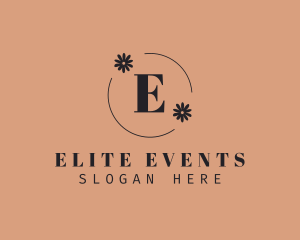 Flower Event Planner logo design
