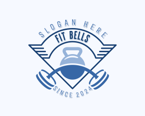 Kettlebell Fitness Gym logo design