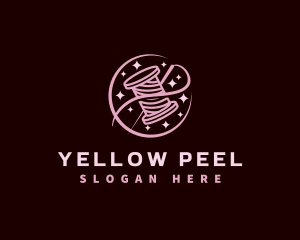 Thread Needle Sewing logo design