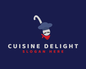 Chef Soup Ladle  logo design