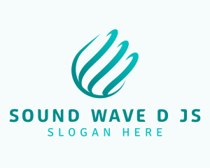 Water Droplet Waves logo design