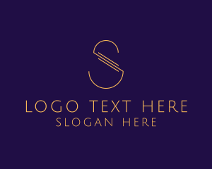 Luxury Letter S Outline Company logo