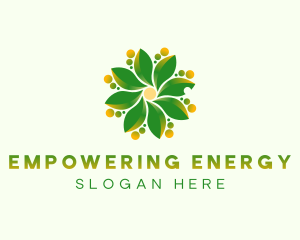 Leaf Energy Biodegradable logo design