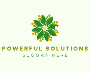 Leaf Energy Biodegradable logo design