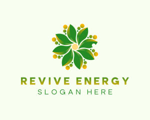 Leaf Energy Biodegradable logo design