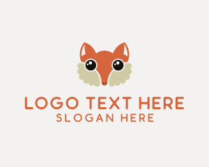 Cute Fox Face logo