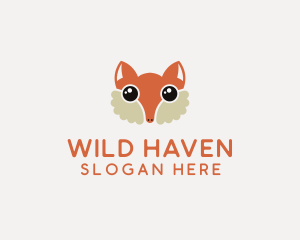 Cute Fox Face logo