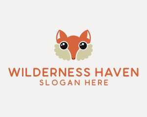 Cute Fox Face logo design