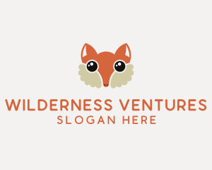 Cute Fox Face logo design