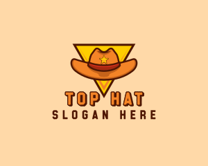 Sheriff Cowboy Hat logo design