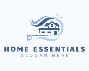 Home Washing Cleaner logo design