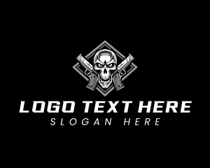 Skull Handgun Shooter logo